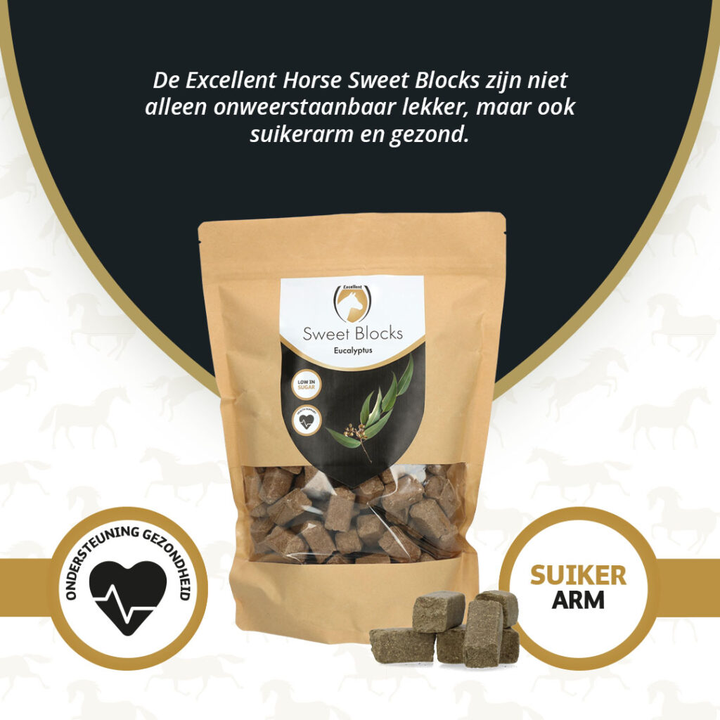 Excellent Horse Sweet Blocks Eucalyptus 1 kg - Gezonde traktatie voor paarden - afbeelding 2