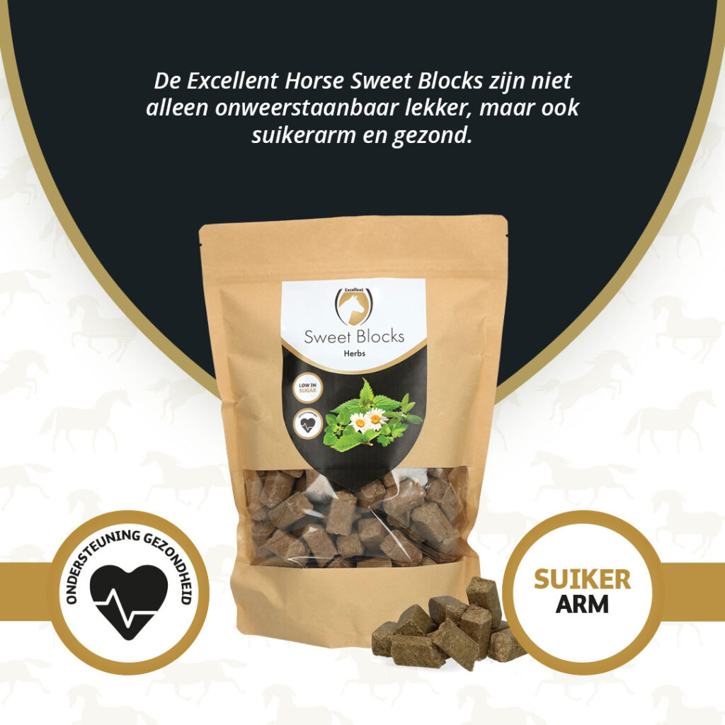 Excellent Horse Sweet Blocks Herbs 1 kg - Gezonde traktatie voor paarden - afbeelding 2