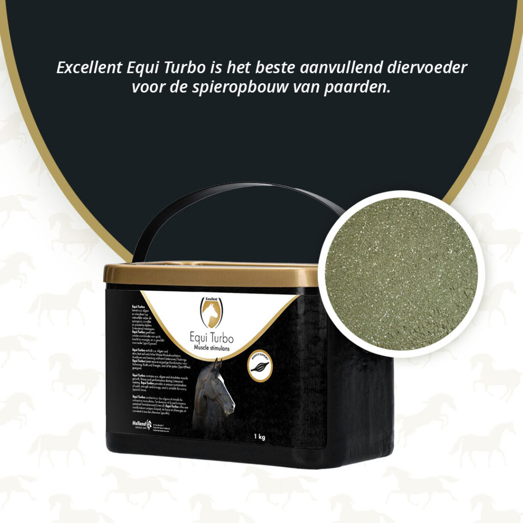 Excellent Horse Turbo 1 kg - Supplement voor spieropbouw bij paarden - afbeelding 2