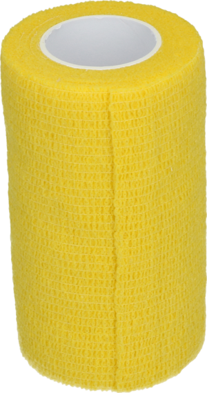 Excellent Bandage Animal Profi 10 cm Geel - Zelfklevende Bandage voor Dieren