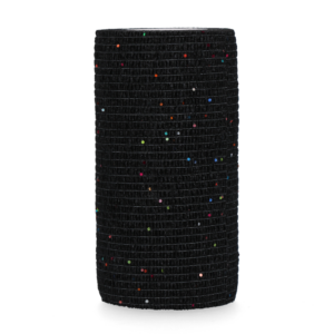 Excellent Animal Glitter Bandage Profi 10 cm - Zwart