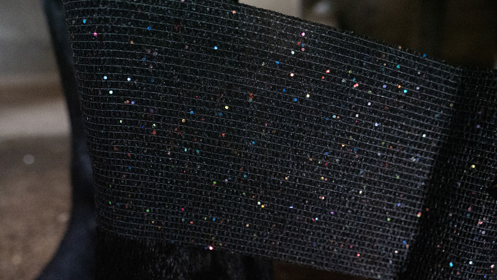 Excellent Animal Glitter Bandage Profi 10 cm - Zwart - afbeelding 4