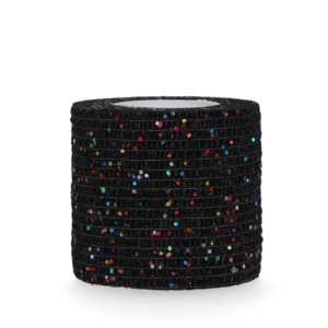 Excellent Animal Glitter Bandage Profi 5 cm - Zwart