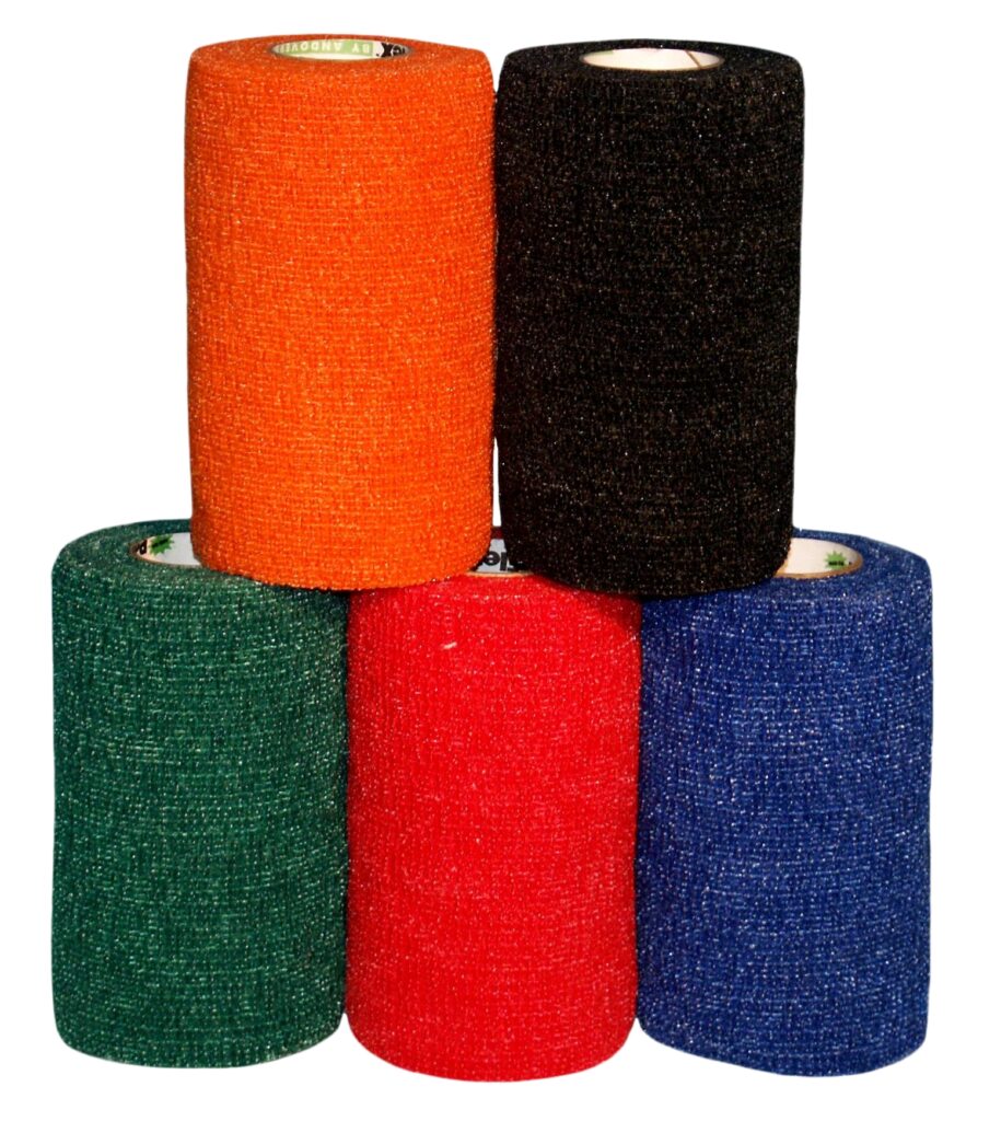 PowerFlex Bandage Equine Blauw 10 cm - afbeelding 1