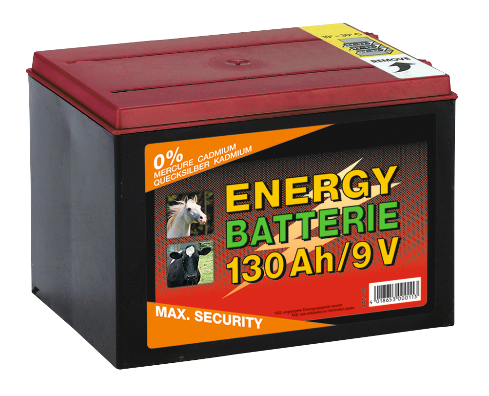 Batterij EG super 9V / 55Ah en 130Ah van ZoneGuard - afbeelding 1