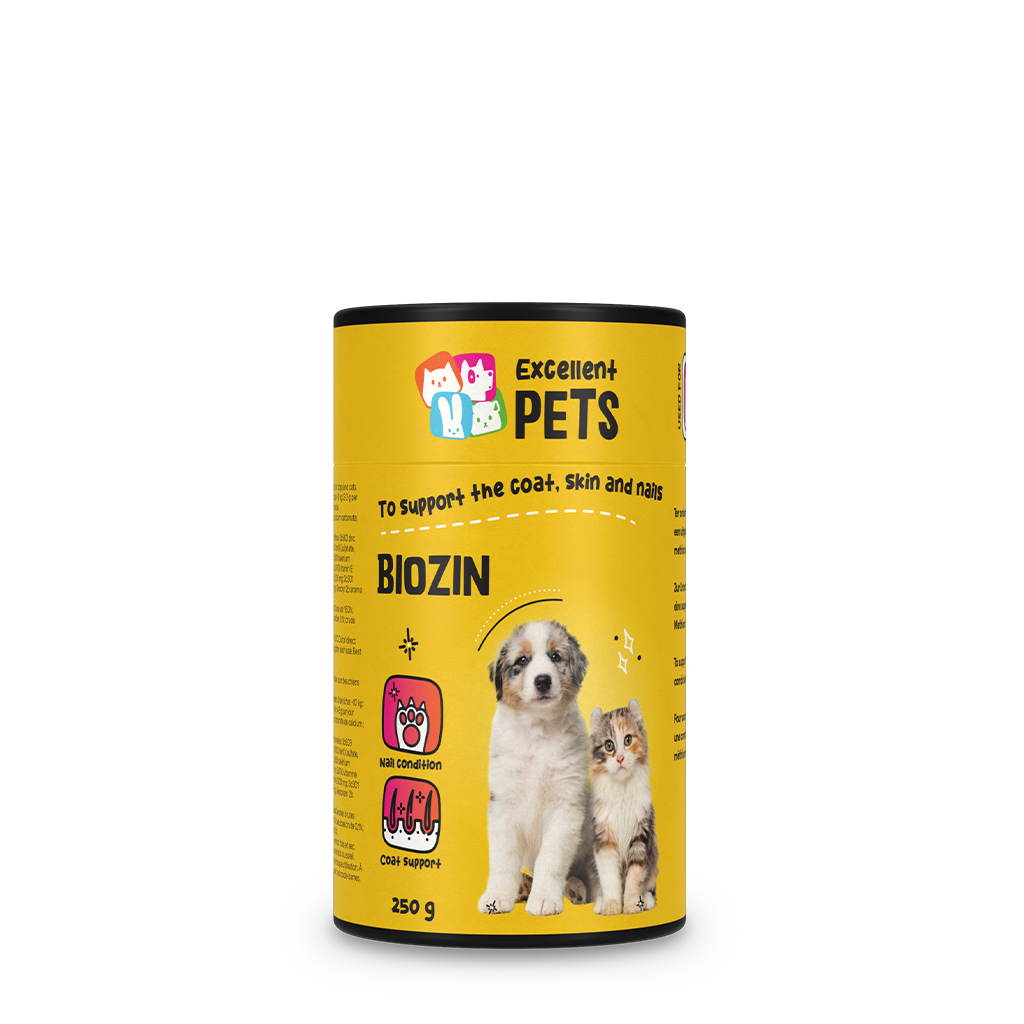 Excellent Pets Biozin 250 g - Supplement voor Honden en Katten - afbeelding 1