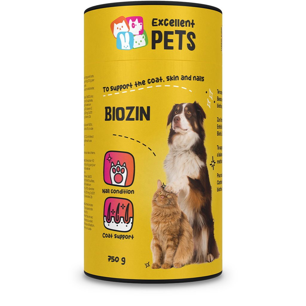 Excellent Pets Biozin 750 g - Supplement voor Honden en Katten - afbeelding 1