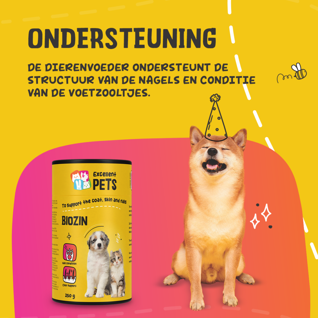 Excellent Pets Biozin 250 g - Supplement voor Honden en Katten - afbeelding 5