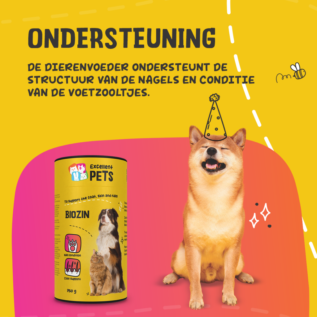 Excellent Pets Biozin 750 g - Supplement voor Honden en Katten - afbeelding 5