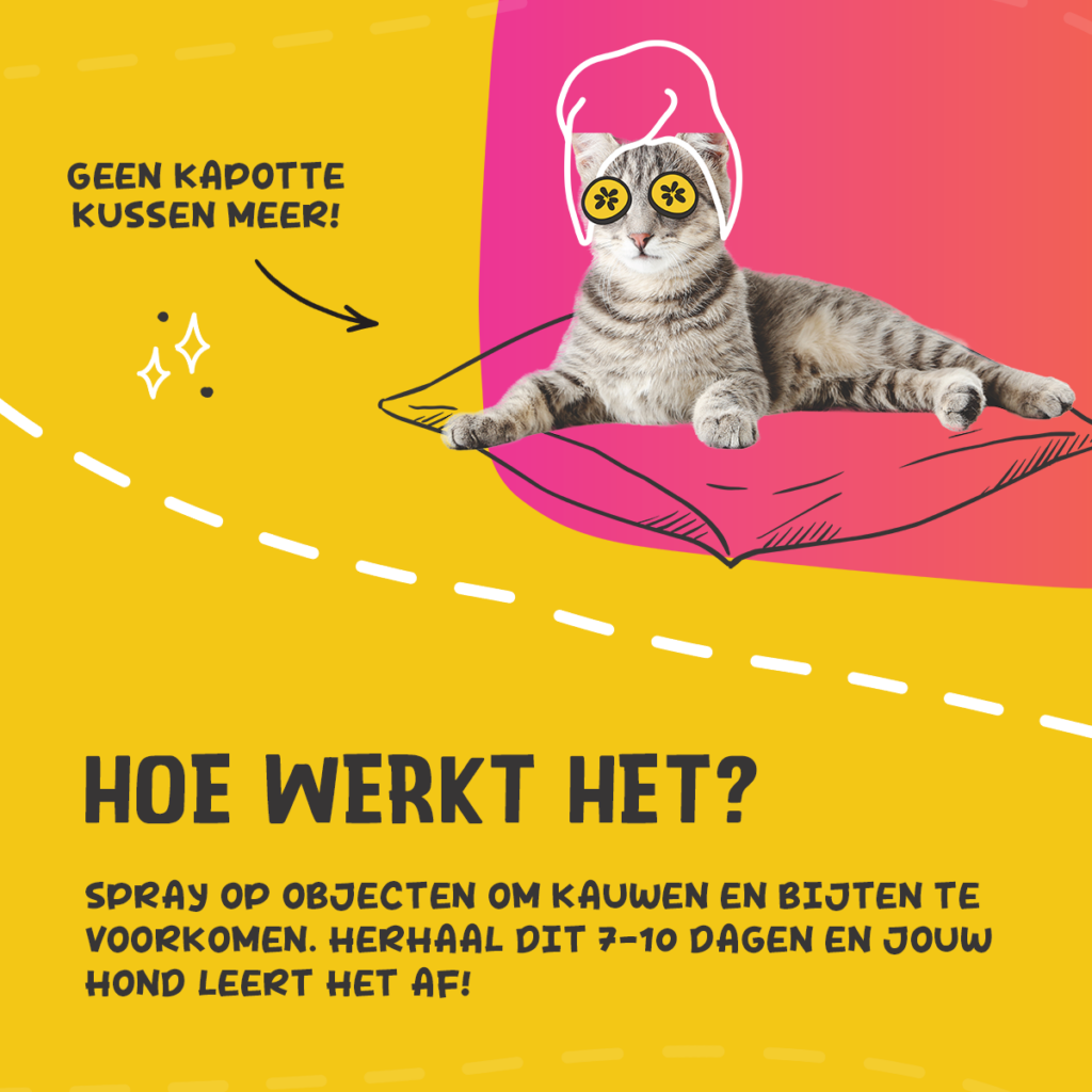 Excellent Pets Bite Stop Spray 50 ml - Anti-bijtspray voor honden en katten - afbeelding 4
