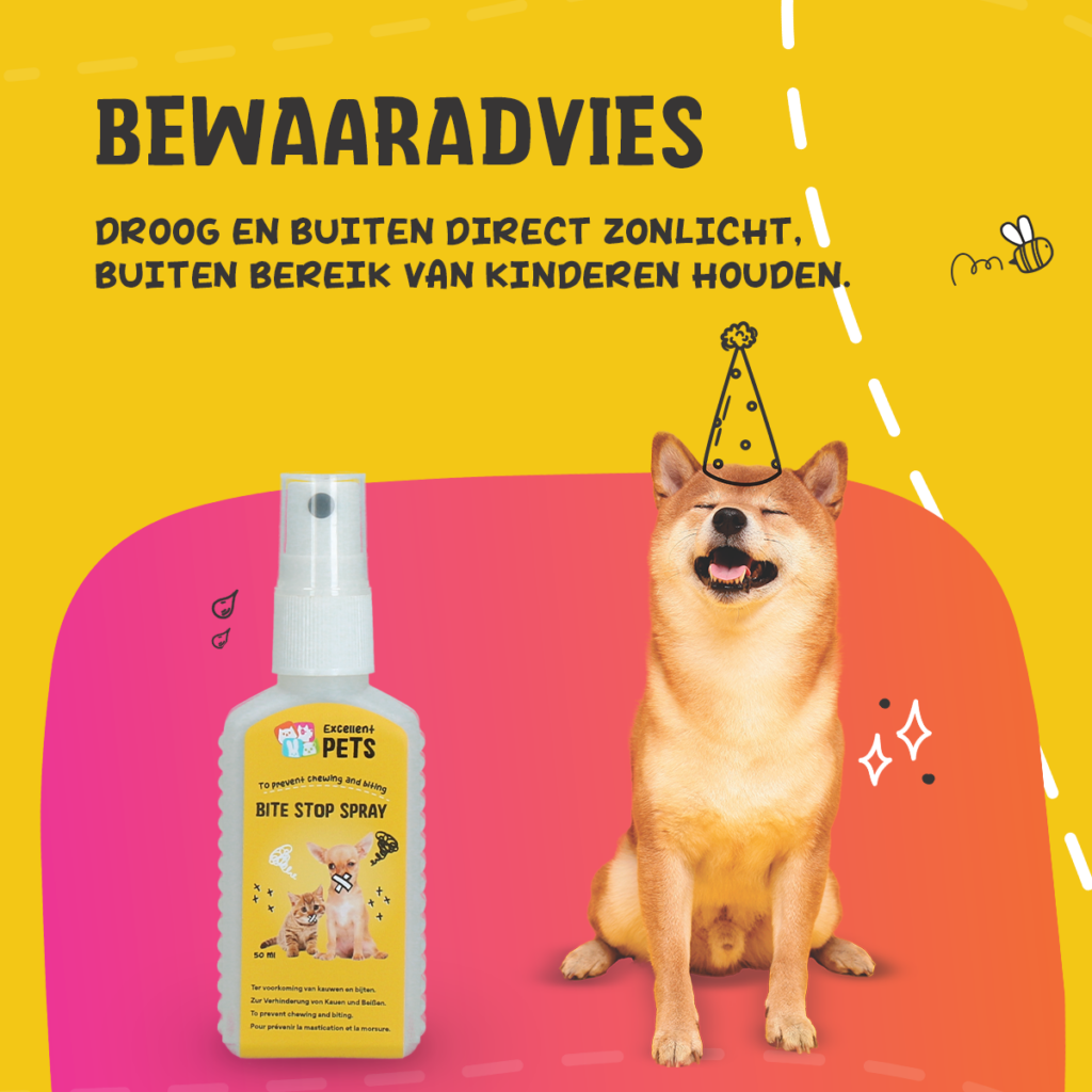 Excellent Pets Bite Stop Spray 50 ml - Anti-bijtspray voor honden en katten - afbeelding 6