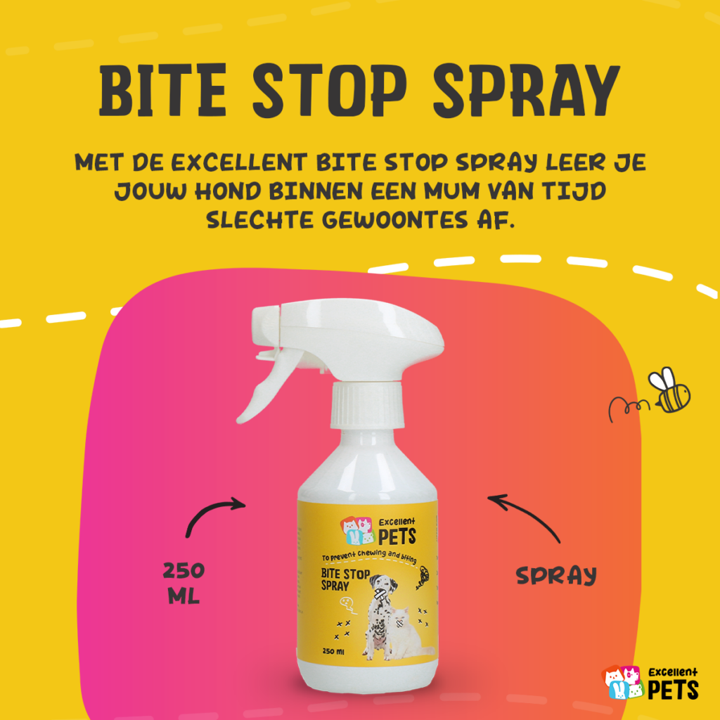 Excellent Pets Bite Stop Spray 250 ml - Anti-bijtspray voor honden en katten - afbeelding 3