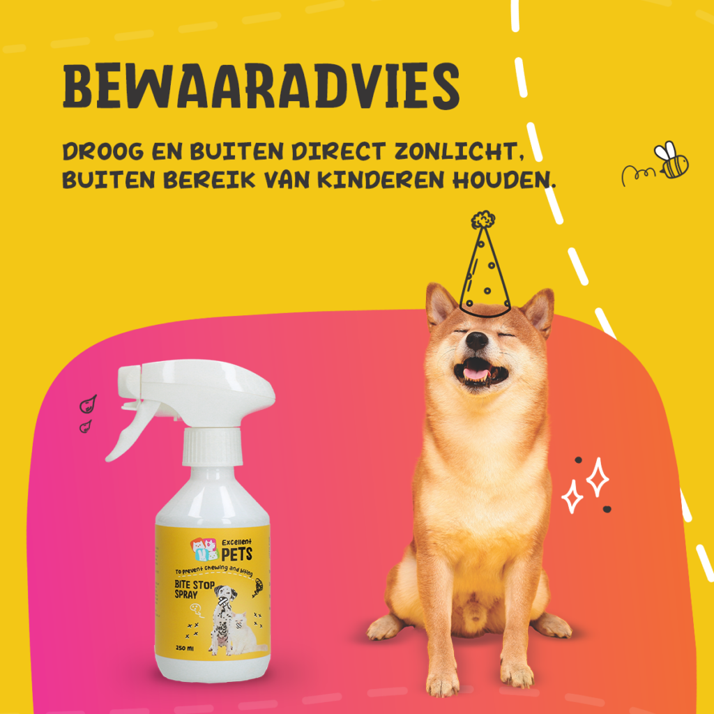 Excellent Pets Bite Stop Spray 250 ml - Anti-bijtspray voor honden en katten - afbeelding 6