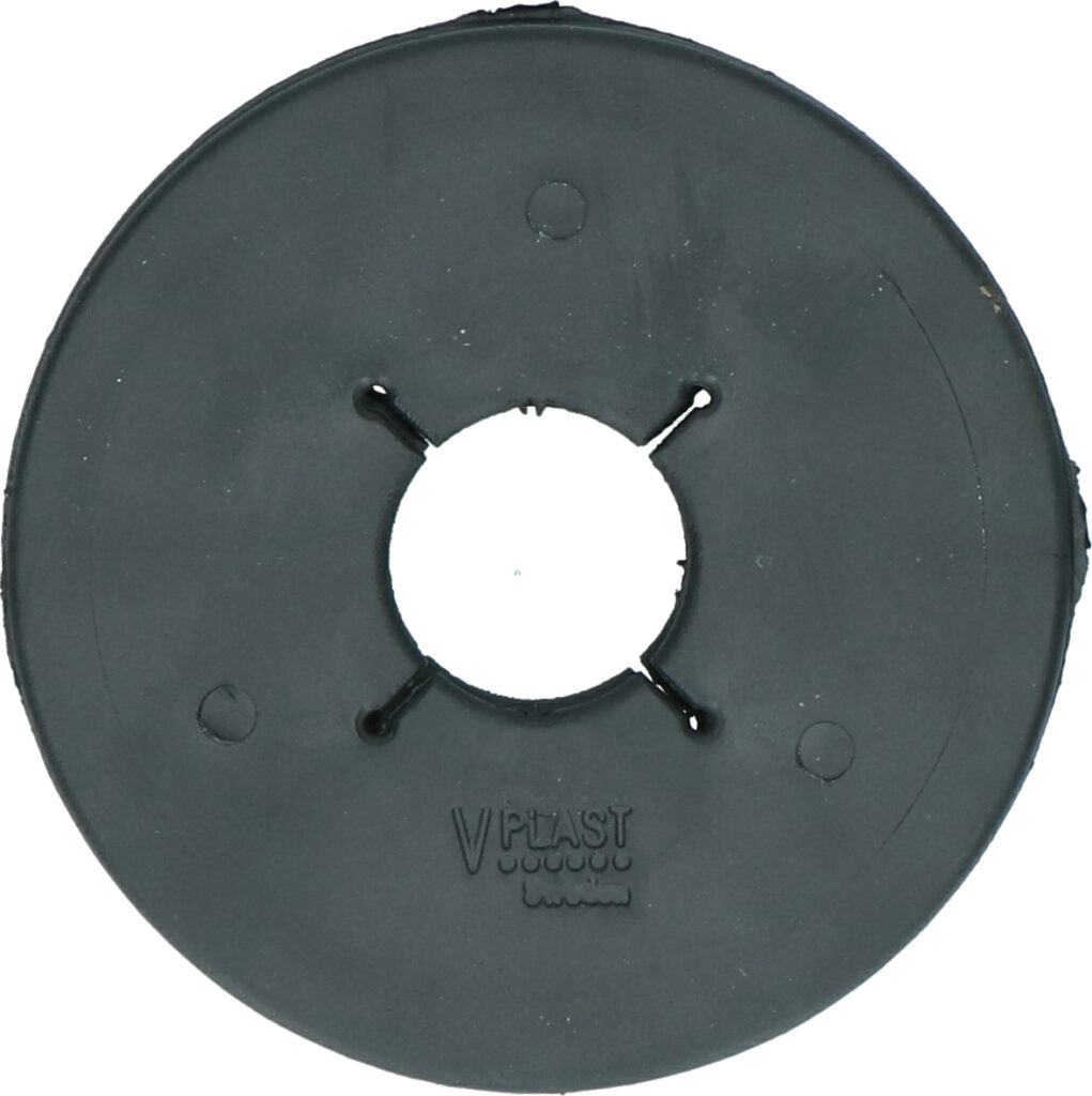 Bitschijf Paard 90 mm Zwart - Vplast - afbeelding 1