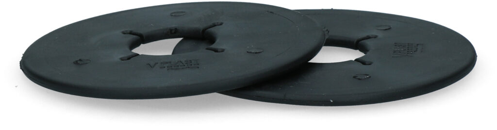 Bitschijf Paard 90 mm Zwart - Vplast - afbeelding 3