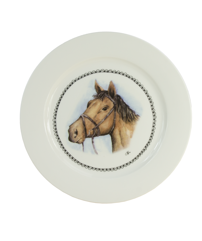 Boerenwinkel Ontbijtbord Paard Ø 21 cm