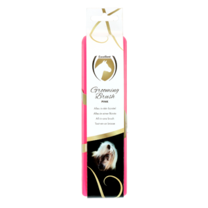 Excellent Horse Grooming Brush M Roze - Borstel voor Vachtverzorging