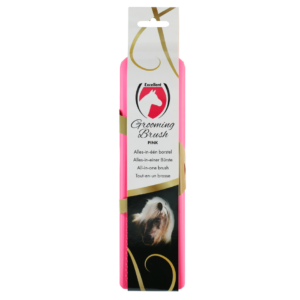 Excellent Horse Grooming Brush L Roze - Borstel voor Vachtverzorging