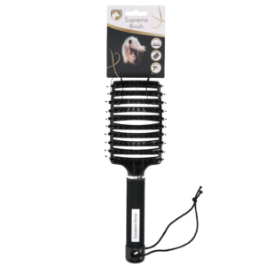Excellent Horse Supreme Brush Zwart - Borstel voor Staart en Manen