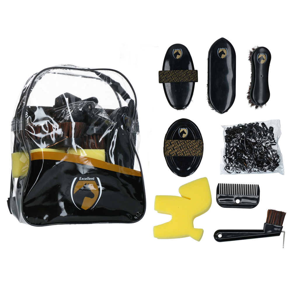 Excellent Horse Grooming Set Junior - Complete verzorgingsset voor jonge ruiters - afbeelding 1