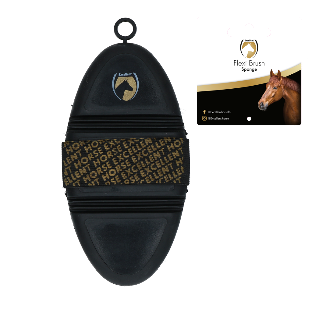 Excellent Horse Flexi Brush Sponge - Sponsborstel voor Paardenverzorging - afbeelding 2
