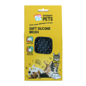 Excellent Pets Soft Silicone Brush Kort haar - 4-in-1 verzorgingsborstel