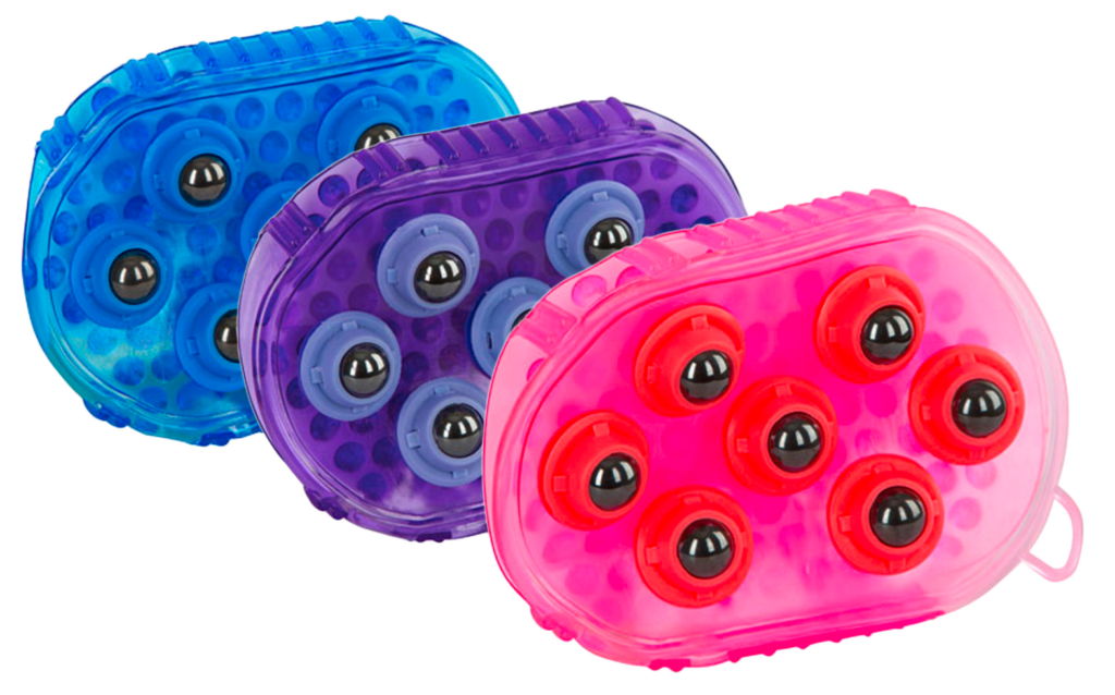 Borstel magneet massage Roze - Huid, haar en manen - afbeelding 2