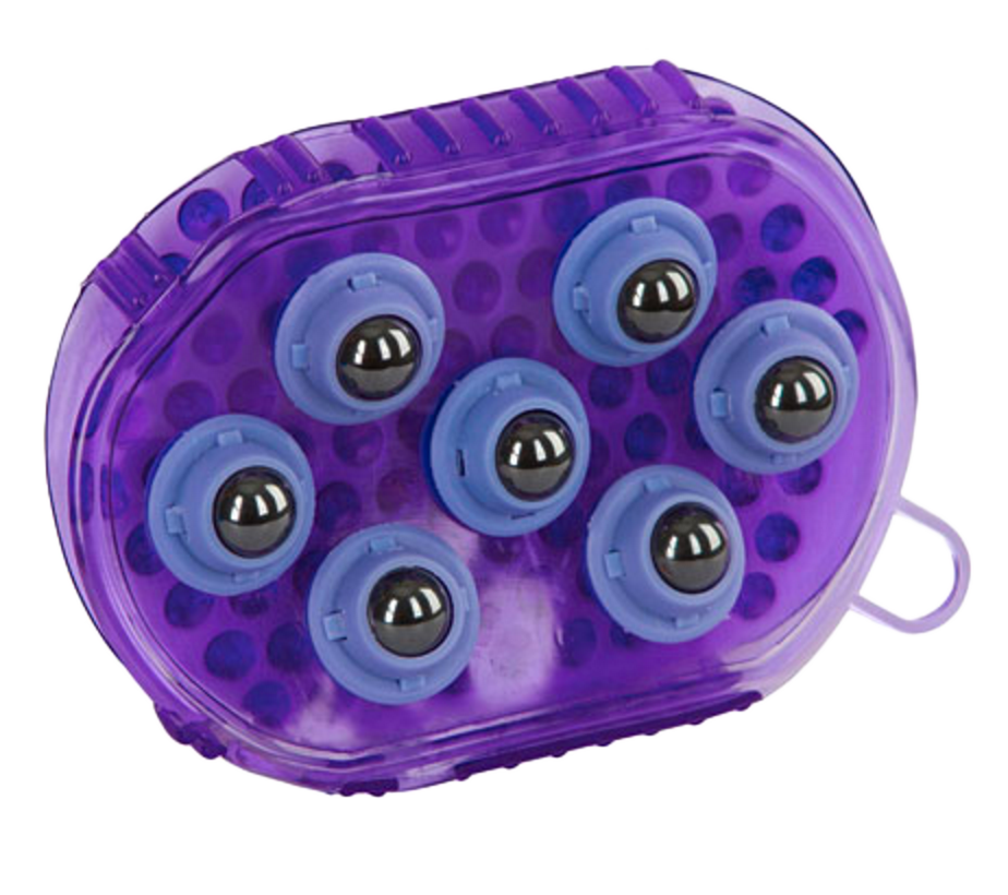 Borstel magneet massage Paars - Merkloos - afbeelding 3