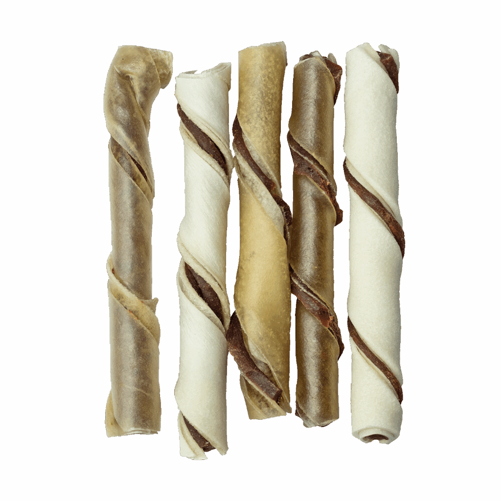 Braaaf Twister Rolls Kauwsnack voor Honden - afbeelding 3
