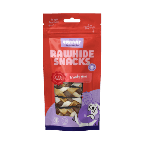 Braaaf Twister Braids (5-pack) - 6 cm Kauwsnacks voor Honden