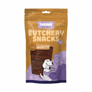 Braaaf Butchery Snacks Rundvlees Plat 125 g - Natuurlijke Kauwsnack