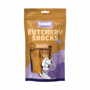 Braaaf Butchery Snacks Runderpees 150 g - Natuurlijke Kauwsnack voor Honden