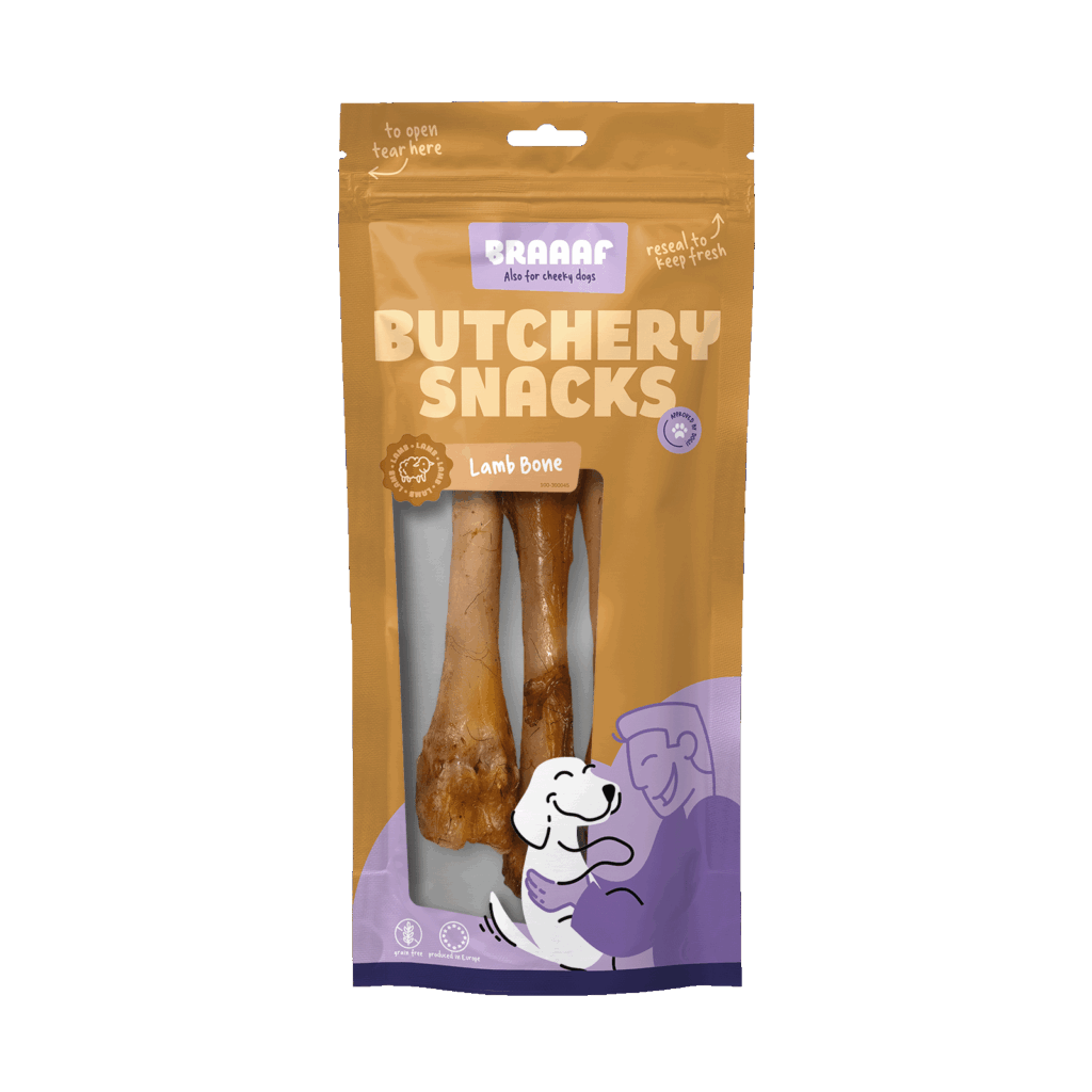 Braaaf Butchery Snacks Lamsbeen 3 stuks - afbeelding 1
