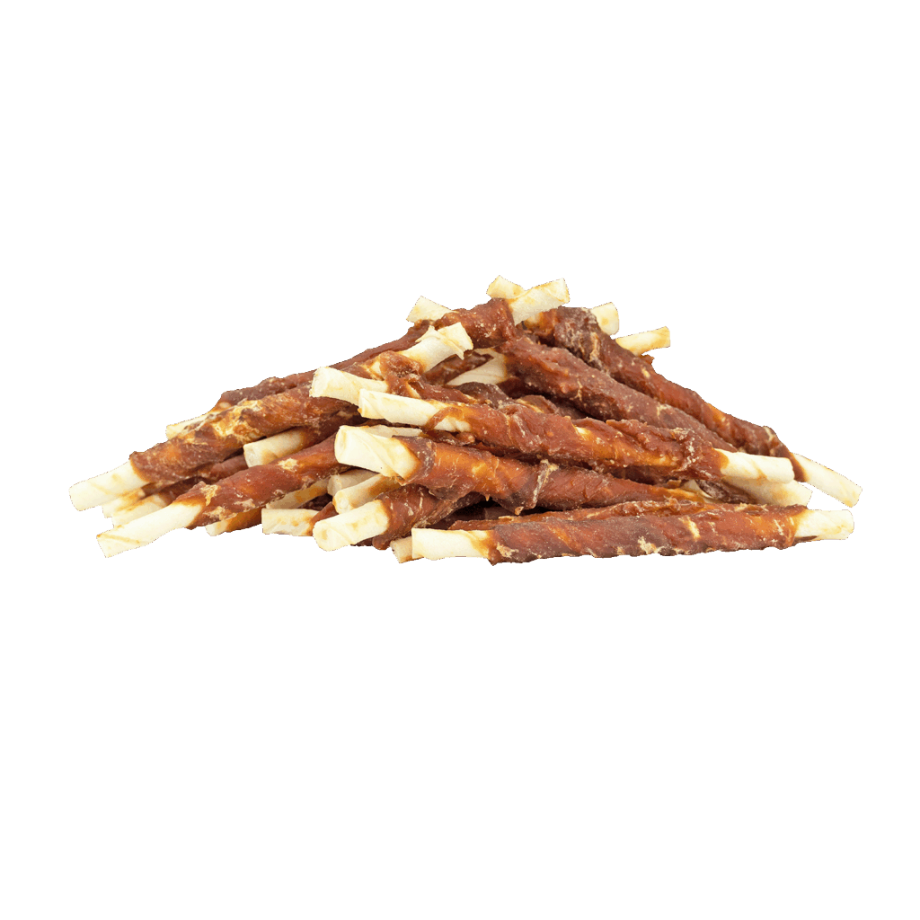 Braaaf Rawhide Roll Sticks Eend - 30 st. - afbeelding 2