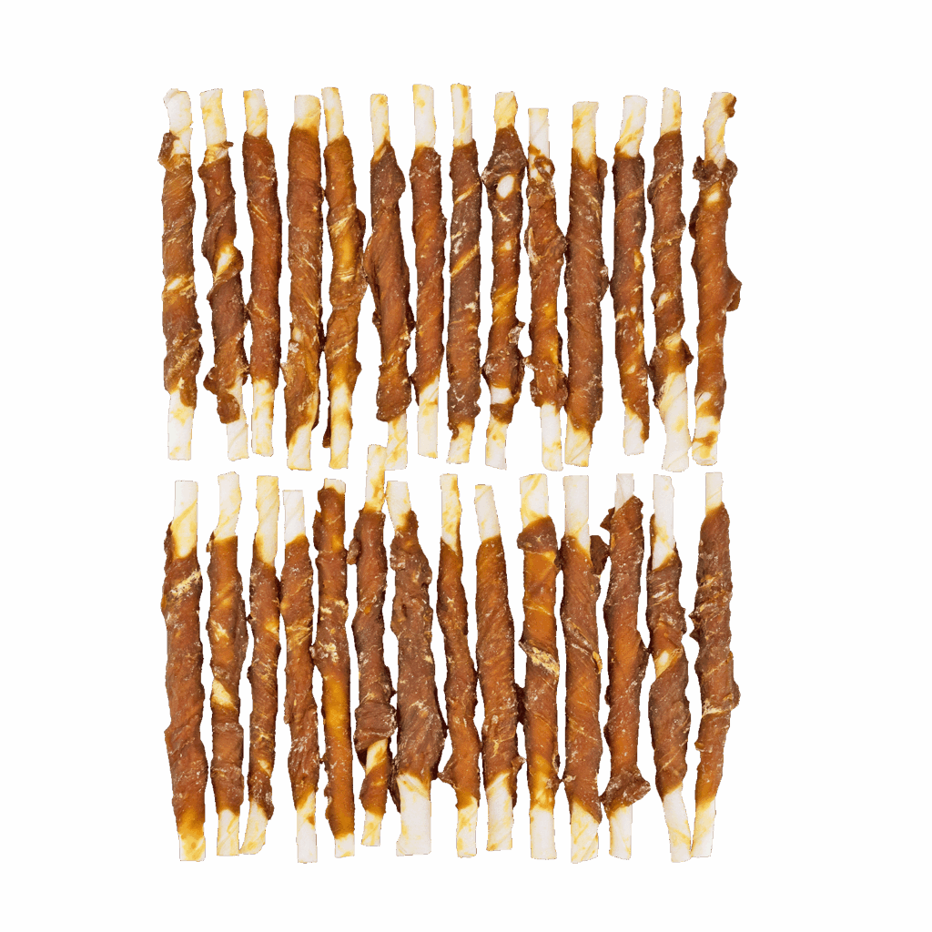 Braaaf Rawhide Roll Sticks Eend - 30 st. - afbeelding 3