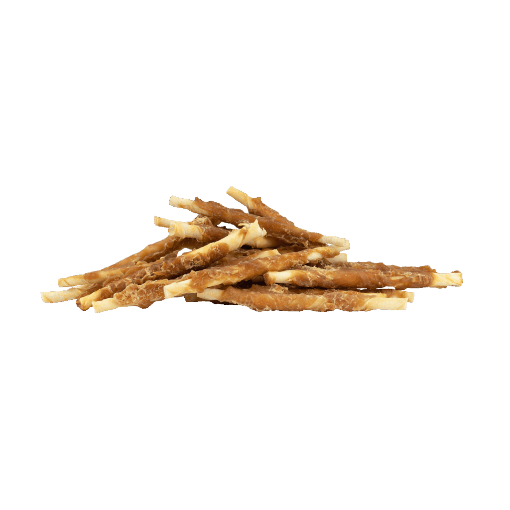 Braaaf Rawhide Roll Sticks Kip - 30 st. - afbeelding 2