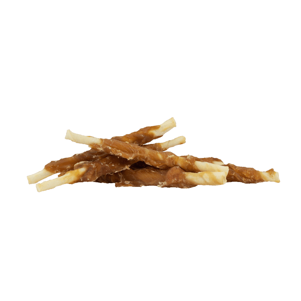Braaaf Rawhide Roll Sticks Kip - 8 st. - afbeelding 2