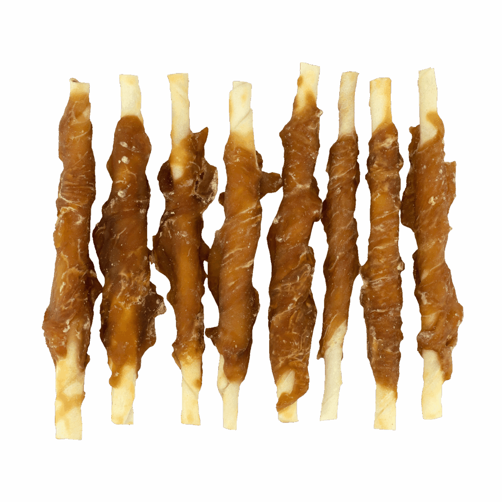 Braaaf Rawhide Roll Sticks Kip - 8 st. - afbeelding 3
