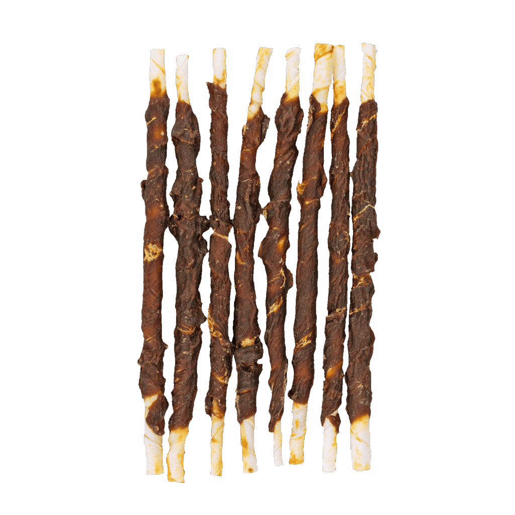 Braaaf Rawhide Twister Eend (8 st.) - 25 cm - afbeelding 2
