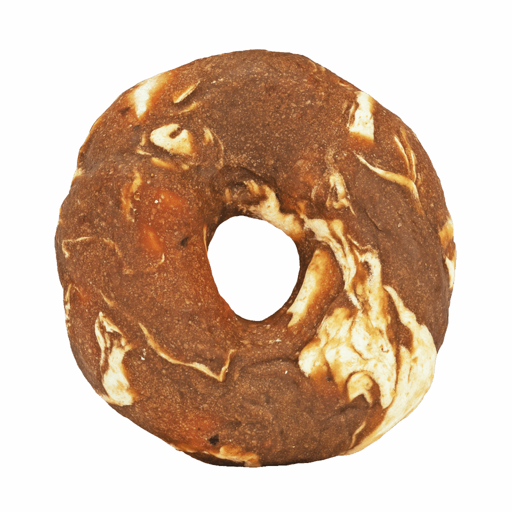 Braaaf Rawhide Donut Rund & Vis - Kauwsnack voor Honden - afbeelding 3