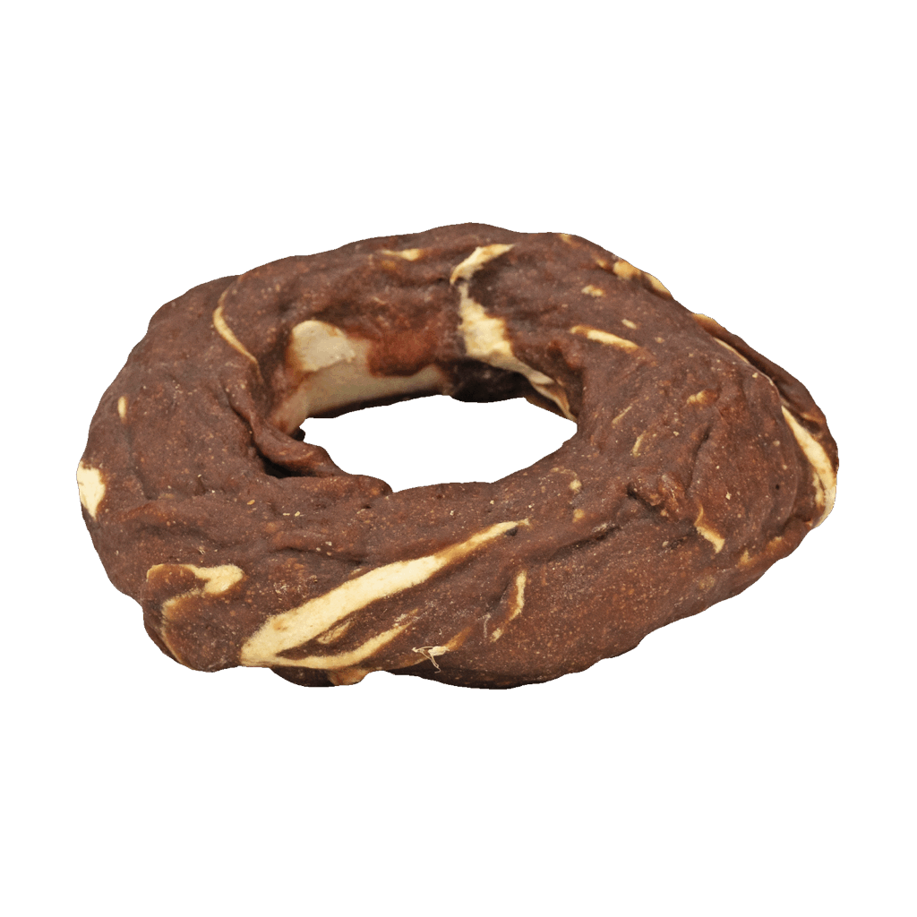 Braaaf Rawhide Donut Lam & Vis - Kauwsnack voor Honden - afbeelding 3