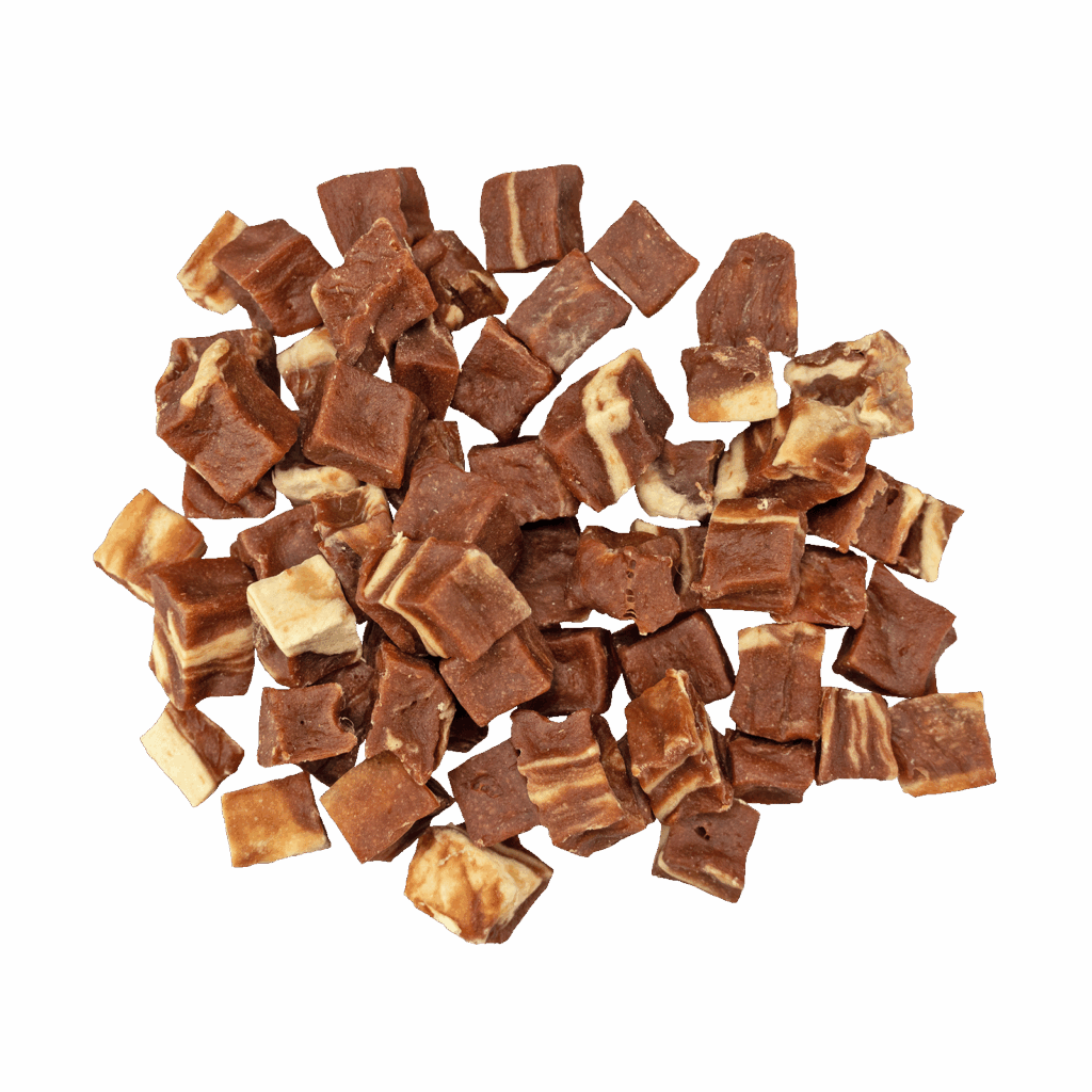 Braaaf Soft Snack Cubes - Rund & Vis, graanvrij, 85 g - afbeelding 3