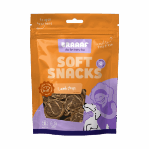 Braaaf Soft Snack Chips - Lam & Vis 85 g