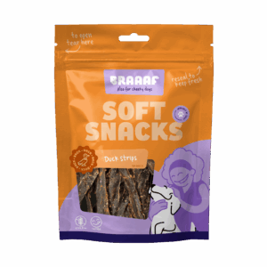 Braaaf Soft Snack Eendenreepjes - Graanvrije honden snack 85 g