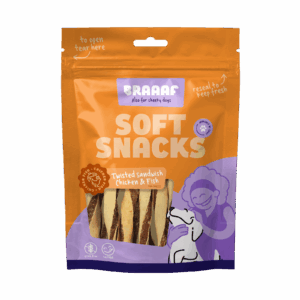 Braaaf Soft Snack Gedraaide Sandwich - Kip & Vis 85 g