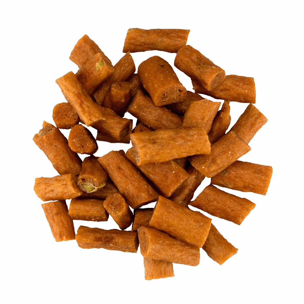 Braaaf Soft Snack Zalmstick met wortel en sperzieboon 85 g - afbeelding 2