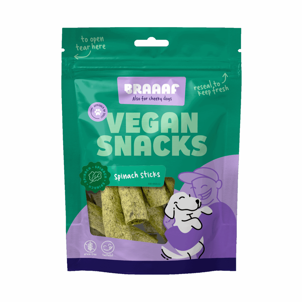 Braaaf Vegan Snack Spinazie Stick - 6 cm - afbeelding 1