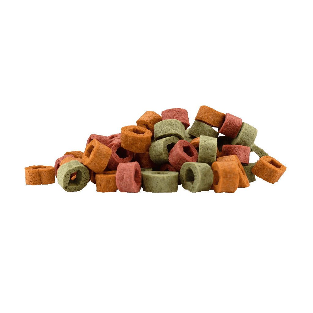 Braaaf Vegan Snack Mixed Hoops Spinach Pumpkin Beetroot - 1 cm - afbeelding 2