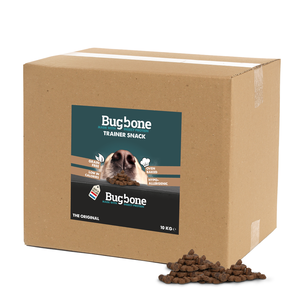 Bugbone Trainer Snack Grootverpakking 10 kg - Insecteneiwit - afbeelding 1