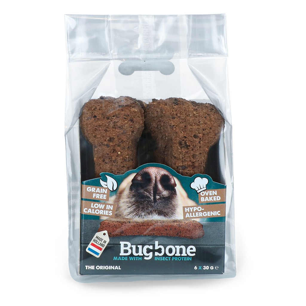 Bugbone Medium - Duurzame hondensnack op basis van insecteneiwitten - afbeelding 1